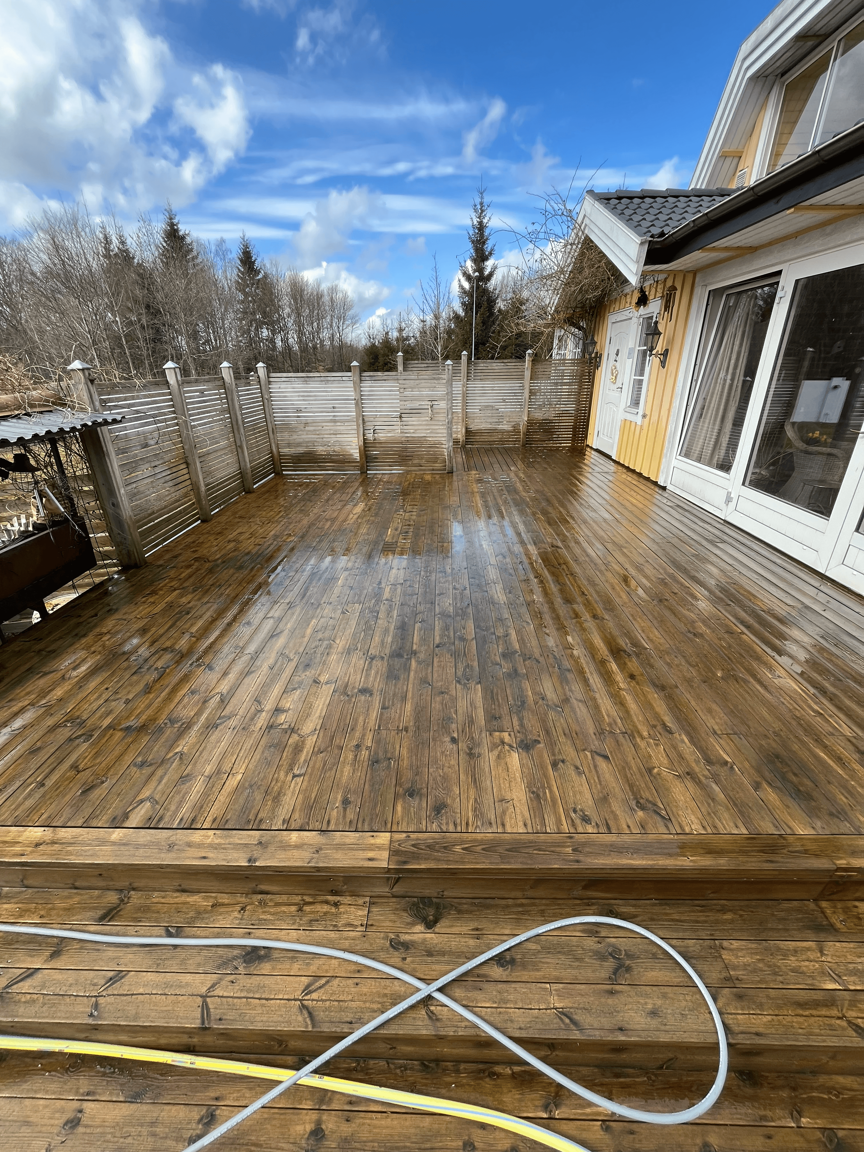 Villa i Örkelljunga - Altantvätt - Före