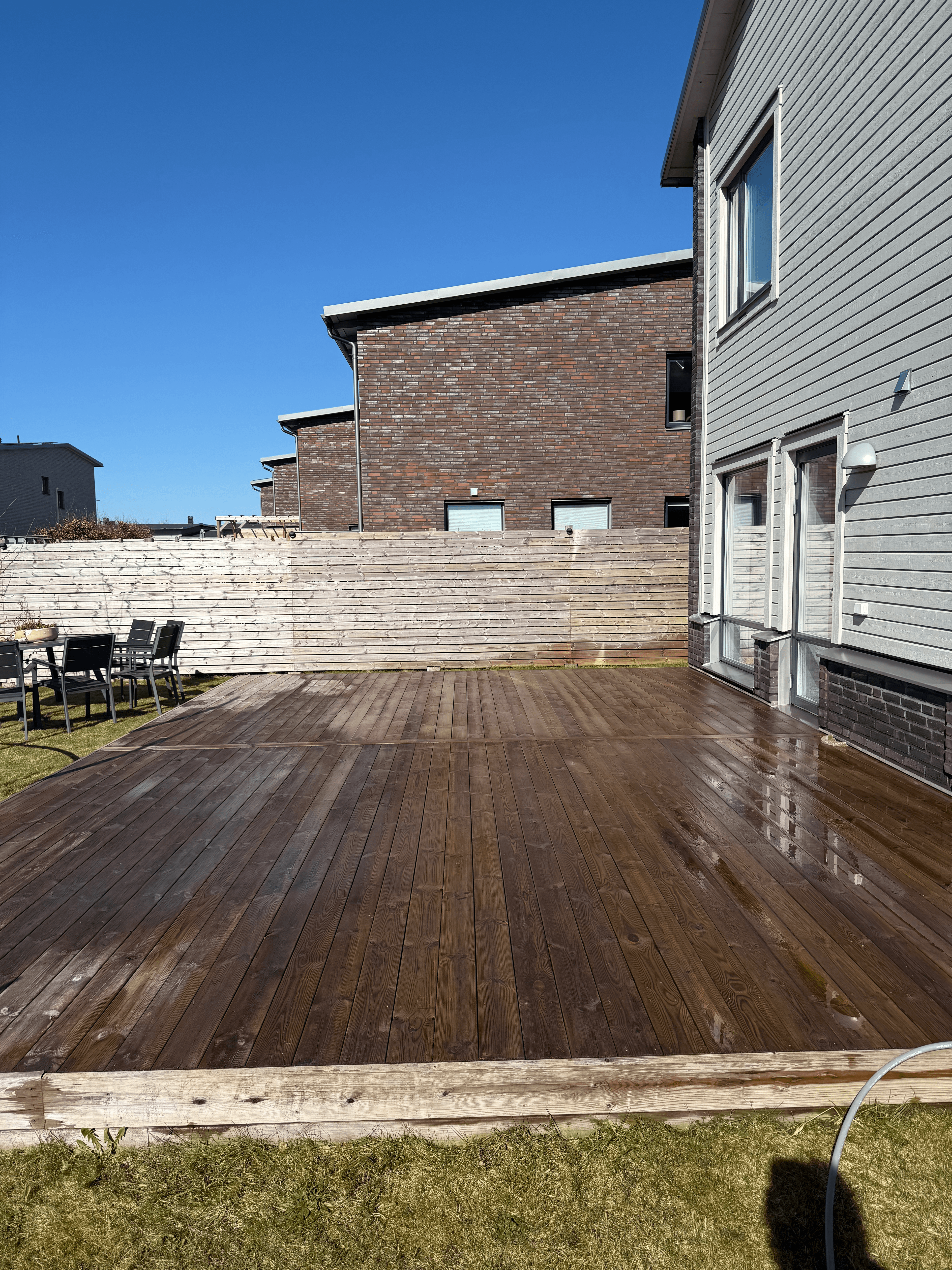 Villa i Hjärup - Altantvätt - Före