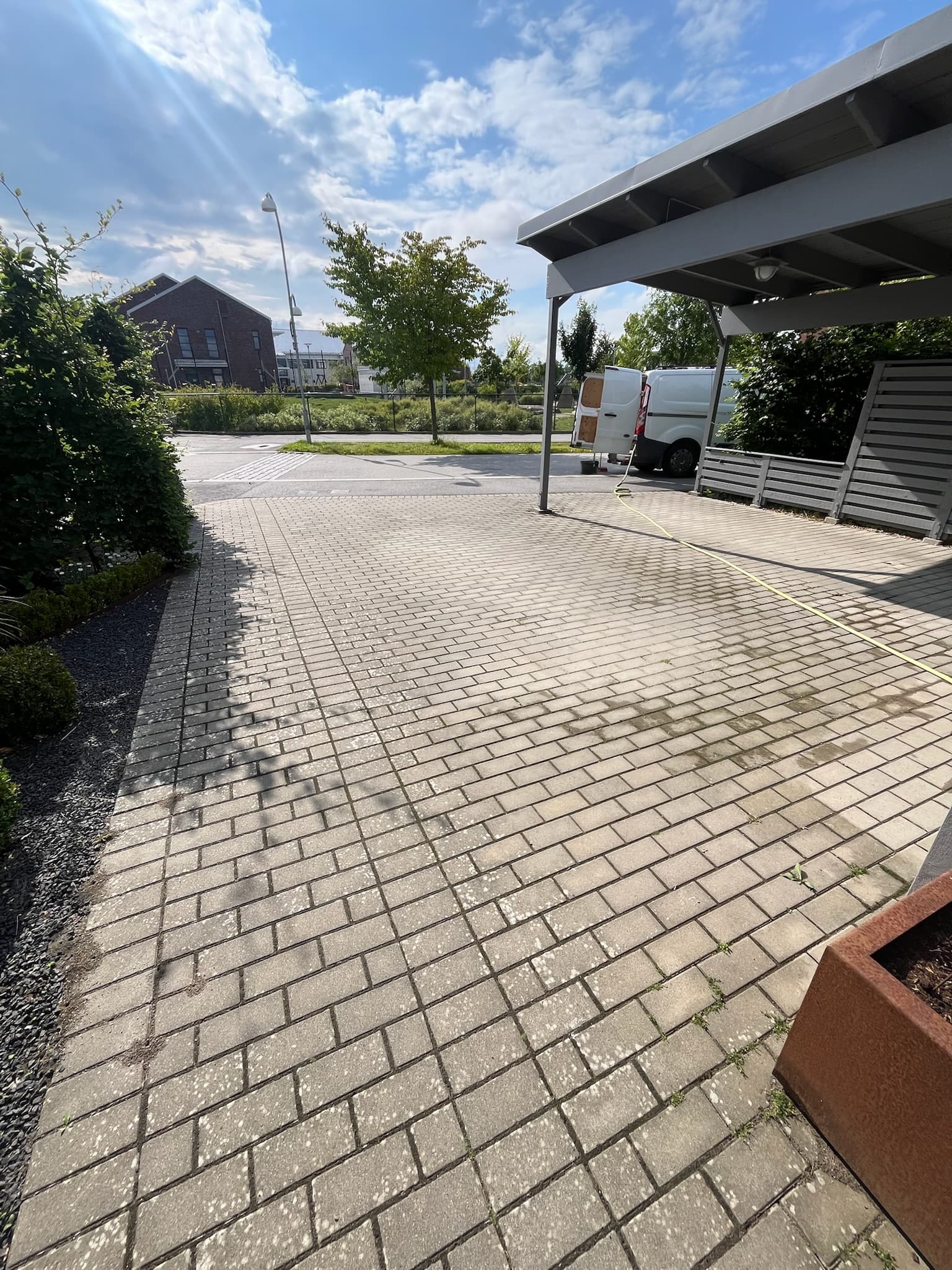 Villa i Hjärup - Stentvätt - Efter