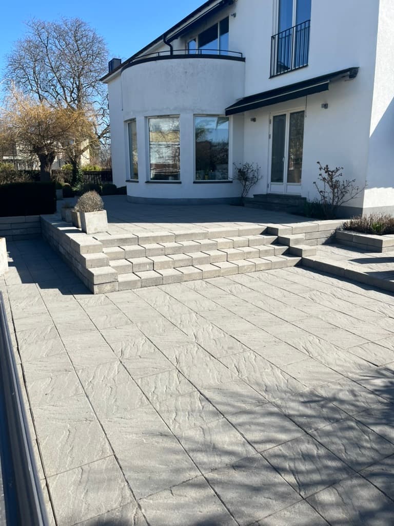 Villa i Limhamn - Stentvätt - Före