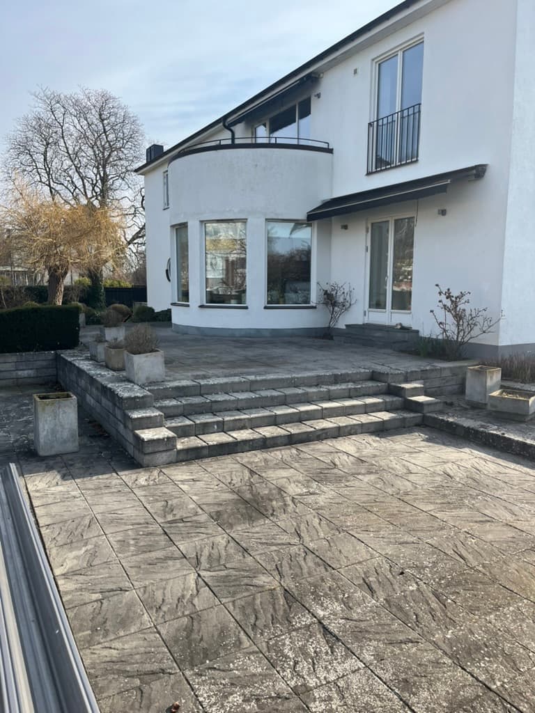 Villa i Limhamn - Stentvätt - Efter