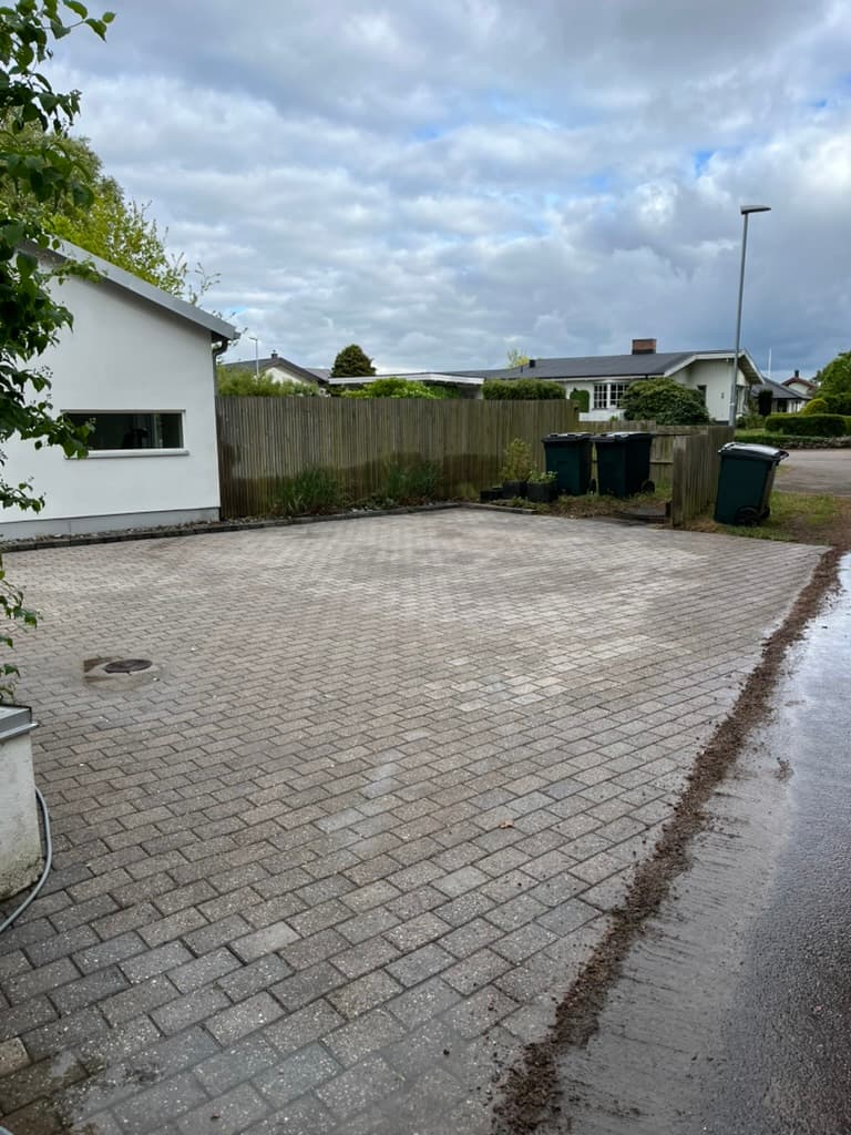 Villa i Vejbystrand - Stentvätt - Före