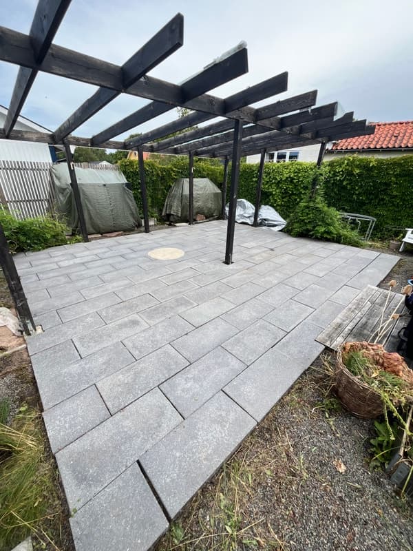 Villa i Vejbystrand - Stentvätt - Före