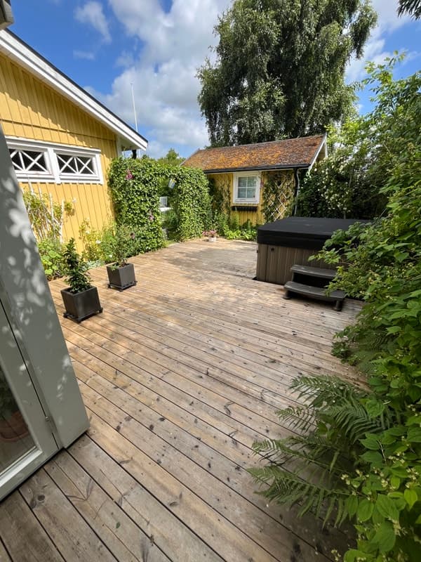 Villa i Vejbystrand - Altantvätt - Före