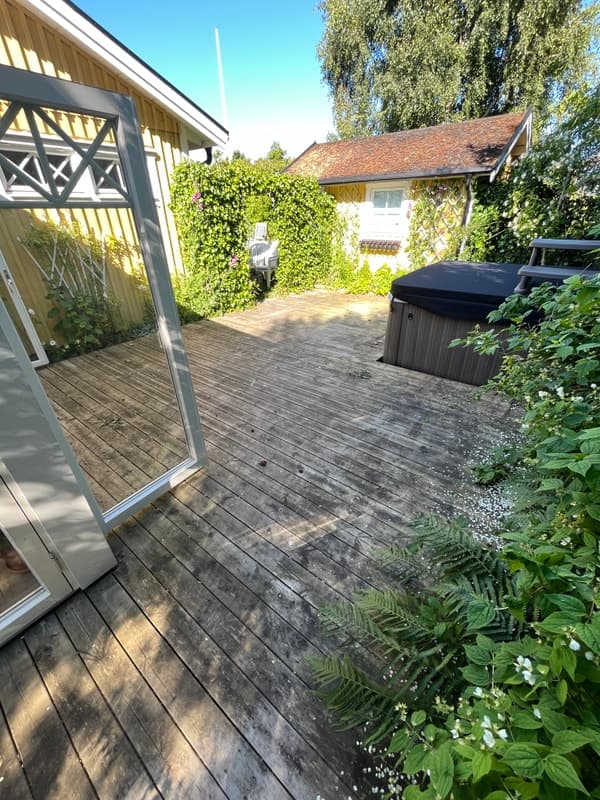 Altantvätt i Vejbystrand