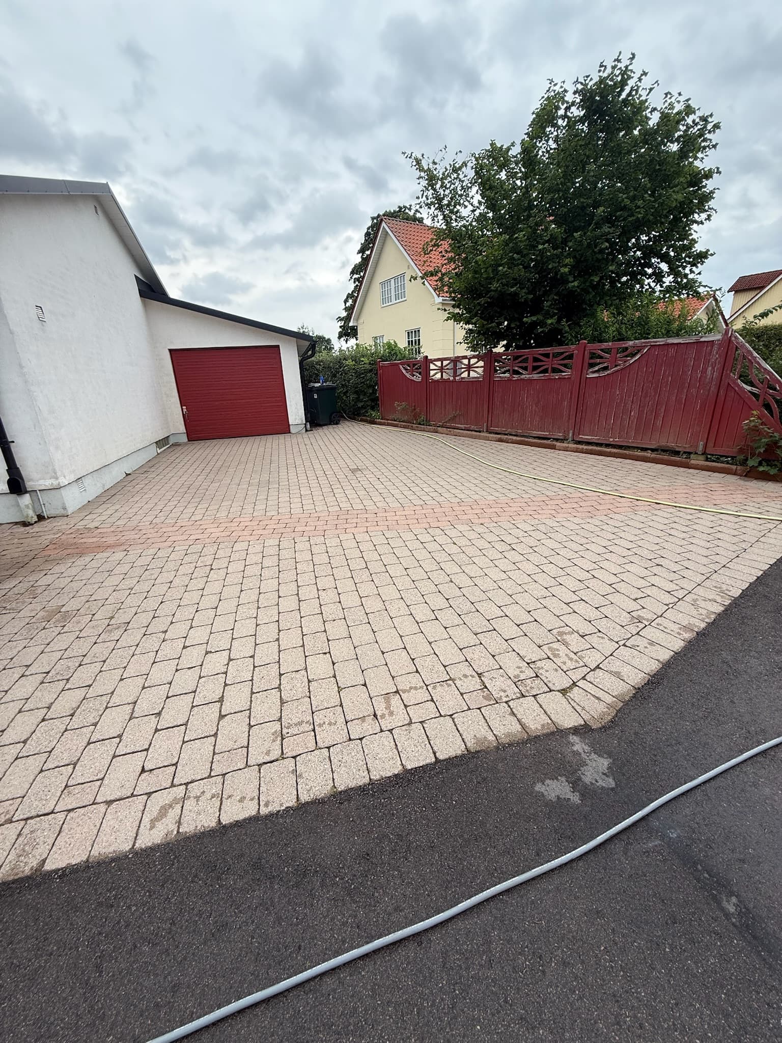 Villa i Eslöv - Stentvätt - Före