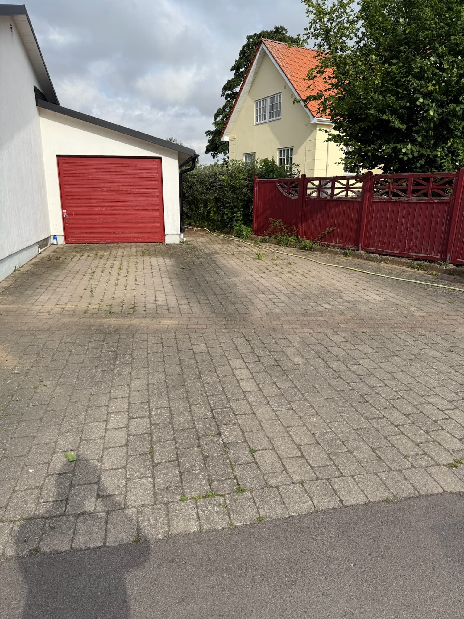 Villa i Eslöv - Stentvätt - Efter