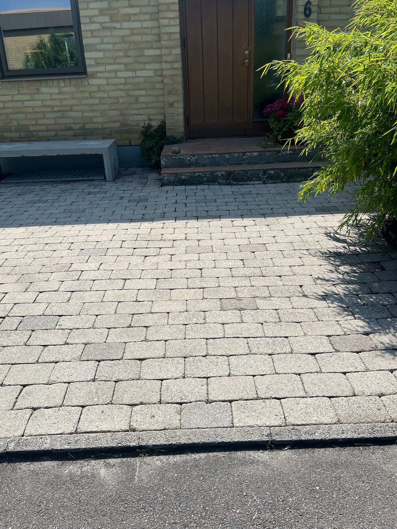 Villa i Lund - Stentvätt - Före