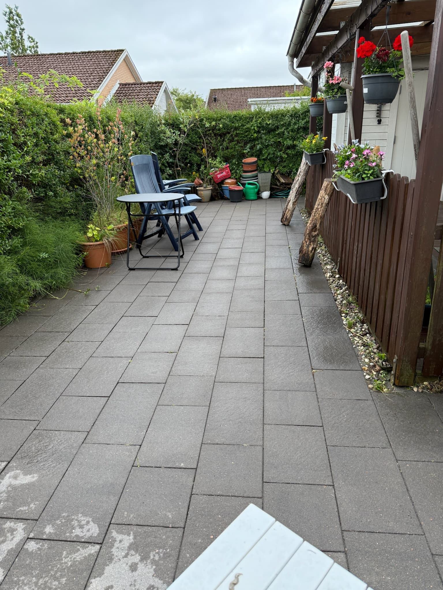 Villa i Lund - Stentvätt - Före